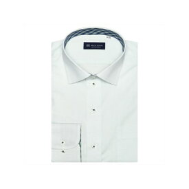 トーキョーシャツ TOKYO SHIRTS 形態安定 ワイドカラー 長袖ワイシャツ （グリーン）