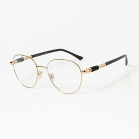 ジミー チュー JIMMY CHOO メガネ 眼鏡 アイウェア レディース メンズ （ゴールド/ブラック）