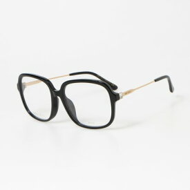 ジミー チュー JIMMY CHOO メガネ 眼鏡 アイウェア レディース メンズ （ブラック/ゴールド）