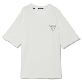 ゲス GUESS UNI S/Slv Tee Shirt （WHT）