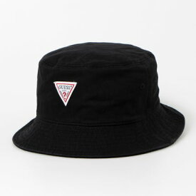 ゲス GUESS CTTN Twill Bucket Hat W/Original Label （BLK）