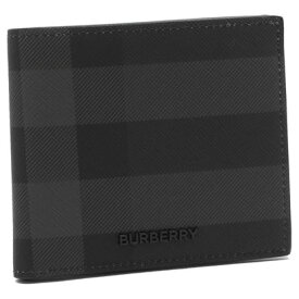 バーバリー BURBERRY 二つ折り財布 グレー メンズ BURBERRY 8070201 A1208 （CHARCOAL）