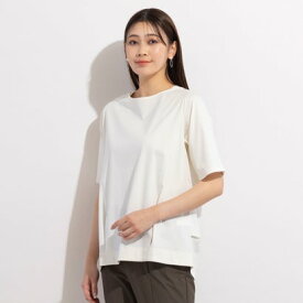ミゼール missel 接触冷感「涼」 タックデザインTシャツ （ホワイト）