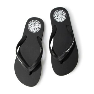 ���b�v�J�[�� RIP CURL �����Y �}���� �r�[�`�T���_�� ICONS OF SURF BLOOM OPEN TOE �T���_�� 1AKMOT �iBLACK/WHITE�j