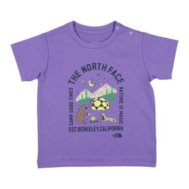 ザ ノース フェイス THE NORTH FACE アウトドア 半袖Tシャツ ショートスリーブルミナスキャンプグラフィックティー NTB32472 （オプティックバイオレット）