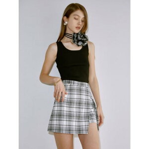 �G�C�~�[�C�X�g���[�� EIMY ISTOIRE Marin check���b�v�X�J�V���[�p�� �iWHITE�j