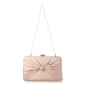 フェイズ エイト Phase Eight Satin Knot Clutch （Antique Rose）