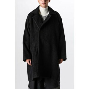 �����������@���G�V�� JAN-JAN VAN ESSCHE Oversized W Breasted Car Coat �iBlack�j