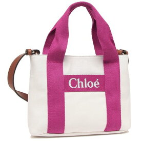 クロエ Chloe トートバッグ ショルダーバッグ キッズ ガールズ ホワイト ピンク レディース CHLOE C20046 117 （OFFWHITE）