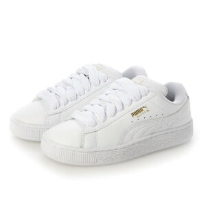 プーマ PUMA Suede XL Leather スエード レザースニーカー 397255 シューズ 白 メンズ レディース (White(01))
