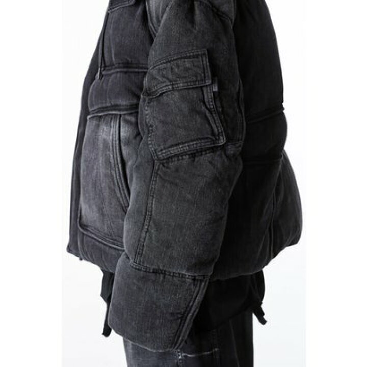 楽天市場】ジュン ジー Juun.J Denim Goose Down Jumper （Black 