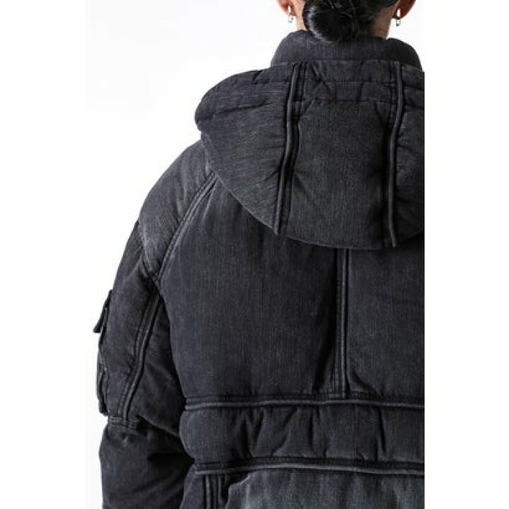 楽天市場】ジュン ジー Juun.J Denim Goose Down Jumper （Black 