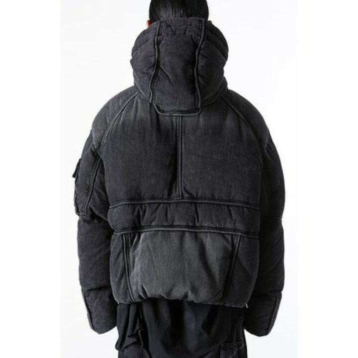 楽天市場】ジュン ジー Juun.J Denim Goose Down Jumper （Black 