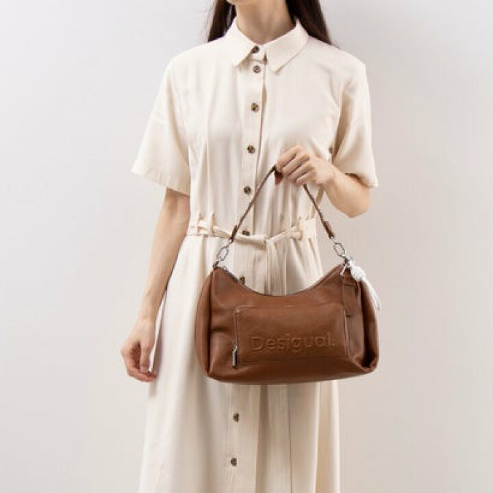 楽天市場】デシグアル Desigual HALF LOGO MAYARI MAXI CONT PU 