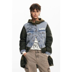 デシグアル Desigual BUDAPESTMICKEY パーカー (グリーン)