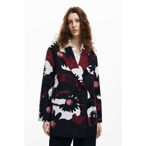 �f�V�O�A�� Desigual WINTER DAISIESLACROIX �I�[�o�[�R�[�g �i�s���N/���b�h�j