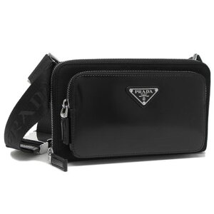�v���_ PRADA �{�f�B�o�b�O ���i�C���� �u���b�V���h���U�[ �u���b�N �����Y PRADA 2VH156 789 F0002 OMT �iNERO�j