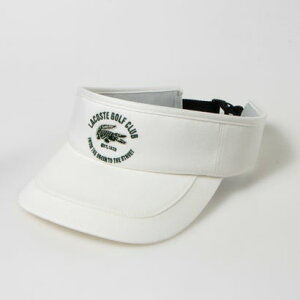 RXe LACOSTE LACOSTE GOLF CLUB VISOR iWHITEj