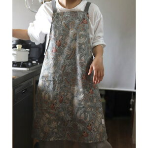 ジュビリー Jubilee ウィリアムモリス柄 コットンキャンバスエプロン (その他2)