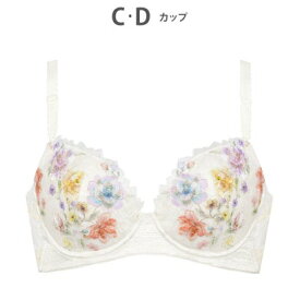 ウイング Wing ブラジャー 背中の段差をスムージング 脇高設計 胸ふっくら 【後ろ姿きれいブラ】 （IV）