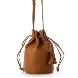 レザーラボラトリー Leather Laboratory 巾着 牛革バッグ （CAMEL）