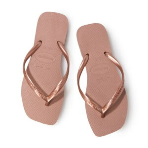 �n���C�A�i�X Havaianas �T���_�� ���o�[�r�[�`�T���_�� Slim-Square-CROCUS-ROSE �iCROCUS ROSE�j