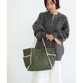 トライシル Trysil 【デイリー/A4/大容量】キルティングトートバッグ （カーキ）