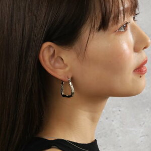 ノエルマーケット Noelmarket ピアス 金属アレルギー対応 フープピアス つけっぱなし 大きめ シンプル ステンレス 人気 両耳用 レディース アクセサリー 女性 大人 誕生日 プレゼント (シルバ
