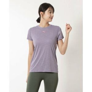プーマ PUMA レディース フィットネス 半袖Tシャツ グラフィック Tシャツ CONCEPT_ 526402 (ペール プラム)