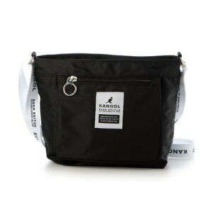 �J���S�[�� KANGOL KANGOL Emma �V�����_�[�o�b�O �i�u���b�N/�z���C�g�j