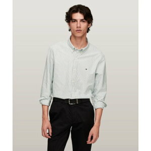 �g�~�[ �q���t�B�K�[ TOMMY HILFIGER AK HERITAGE OXFORD STP RF SHIR �i�}���`�j
