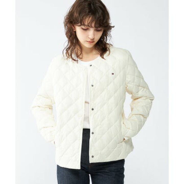 楽天市場】トミー ヒルフィガー TOMMY HILFIGER ダウンキルトカラー 
