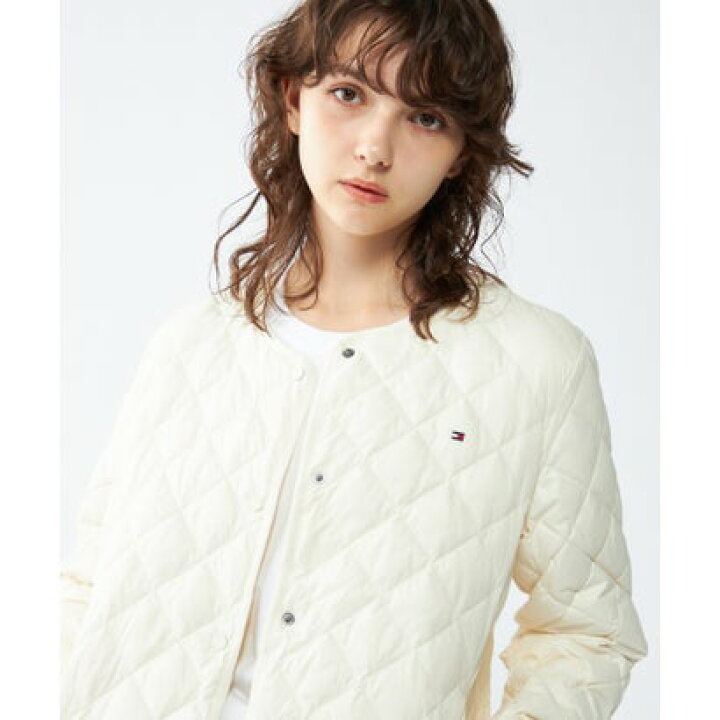 楽天市場】トミー ヒルフィガー TOMMY HILFIGER ダウンキルトカラー 
