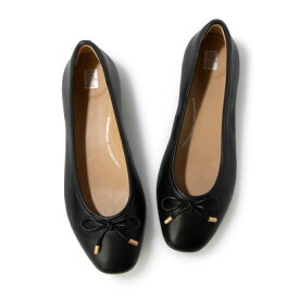 フィットフロップ fitflop DELICATO BOW SOFT LEATHER BALLET FLATS （Black）