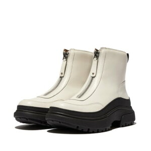 tBbgtbv fitflop WYLDER ZIP-FRONT LEATHER ANKLE BOOTS iCreamj