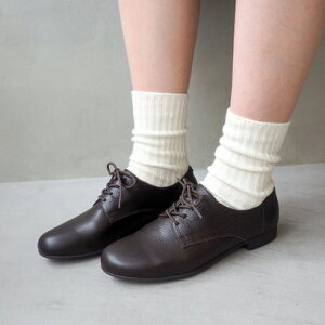 アシナガオジサン あしながおじさん ソフトレースアップシューズ (ダークブラウン)