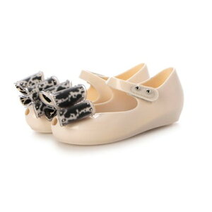 メリッサ melissa MINI MELISSA ULTRAGIRL CLASSIC BOW BB (BEIGE/BLACK)