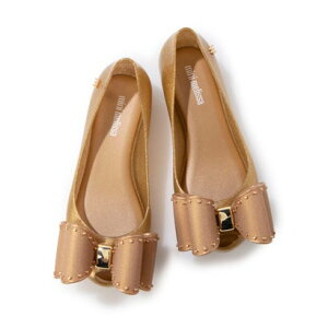メリッサ melissa MINI MELISSA ULTRAGIRL CLASSIC BOW INF (PEARLY BEIGE)