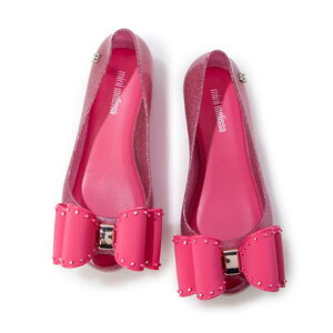�����b�T melissa MINI MELISSA ULTRAGIRL CLASSIC BOW INF �iGLITTER PINK�j