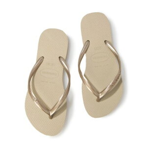 �n���C�A�i�X Havaianas ���o�[ �r�[�`�T���_�� Slim-Sand-Grey-Light-Golden �iSand Grey/Light Golden�j