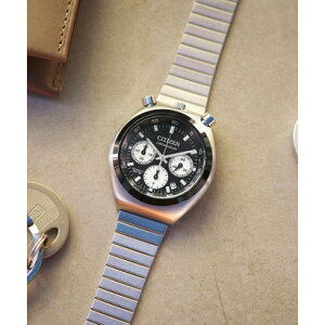 �V�`�Y�����R�[�h���[�x�� CITIZEN COLLECTION RECORD LABEL �y����X���胂�f���zRECORD LABEL TSUNO CHRONO �u���b�N �i�u���b�N�j