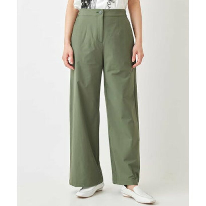 楽天市場】ヒロコ ビス HIROKO BIS ストレッチツイルワイドパンツ 