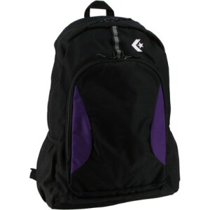 コンバース CONVERSE CONVERSE コンバース デイパックLL Dパック 約37L リュック リュックサック バックパ (ブラック/パープル)