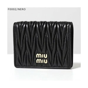�~���E�~���E Miu Miu MIUMIU ��܂���z 5MV204 2FPP MATELASSE ���U�[ �iF0002/�u���b�N�j