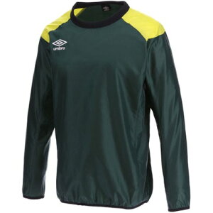 アンブロ umbro UMBRO アンブロ サッカー TMウインドアップピステトップ メンズ 裏地なし 長袖 トップ (Dグリーン)