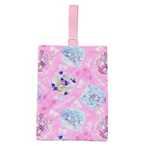 シネマコレクション cinemacollection わんだふるぷりきゅあ! シューズバッグ キルトシューズケース 総柄 新入学 プリキュア マルヨシ 体育館靴入れ 新学期準備雑貨 女の子 アニメキャラクタ