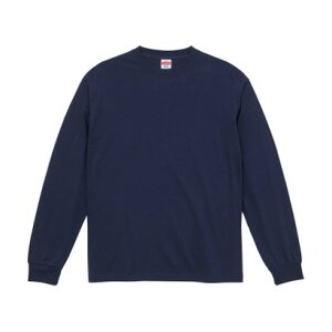 ヨネックス YONEX UnitedAthle ユナイテッドアスレ 6.2オンス ロングスリーブTシャツ 1.6インチリブ (ネイビー)