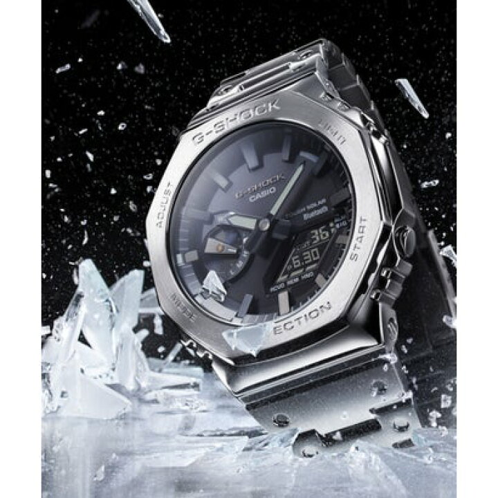 楽天市場】G-SHOCK/GM-B2100D-1AJF （ブラック×シルバー） : LOCOMALL  