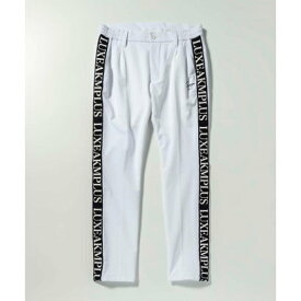 リュクスエイケイエムプラス LUXEAKMPLUS(リュクスエイケイエムプラス)ゴルフ サイドロゴソフトシェルスラックスパンツ （ホワイト）