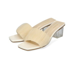 ミッシュマッシュ MISCH MASCH チュールクリアヒールサンダル/MO32201 (BEIGE)